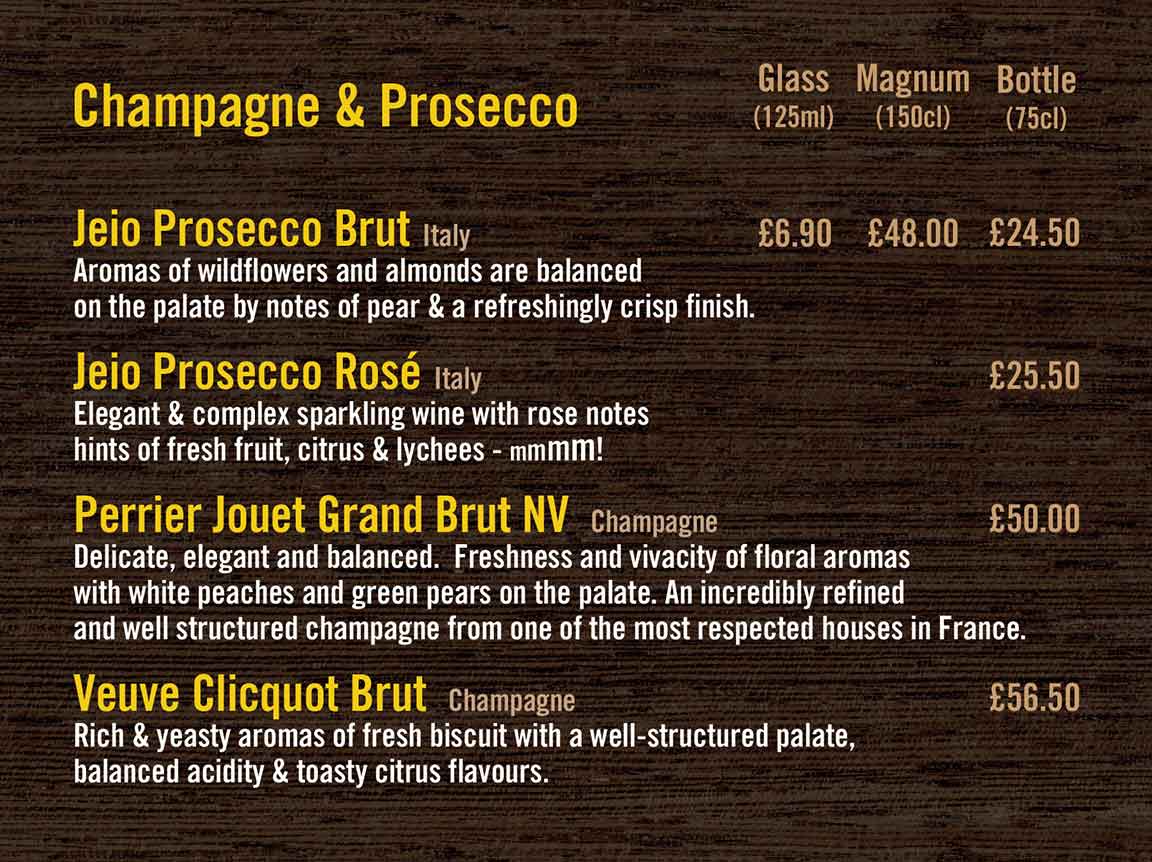 Champagne & Prosecco